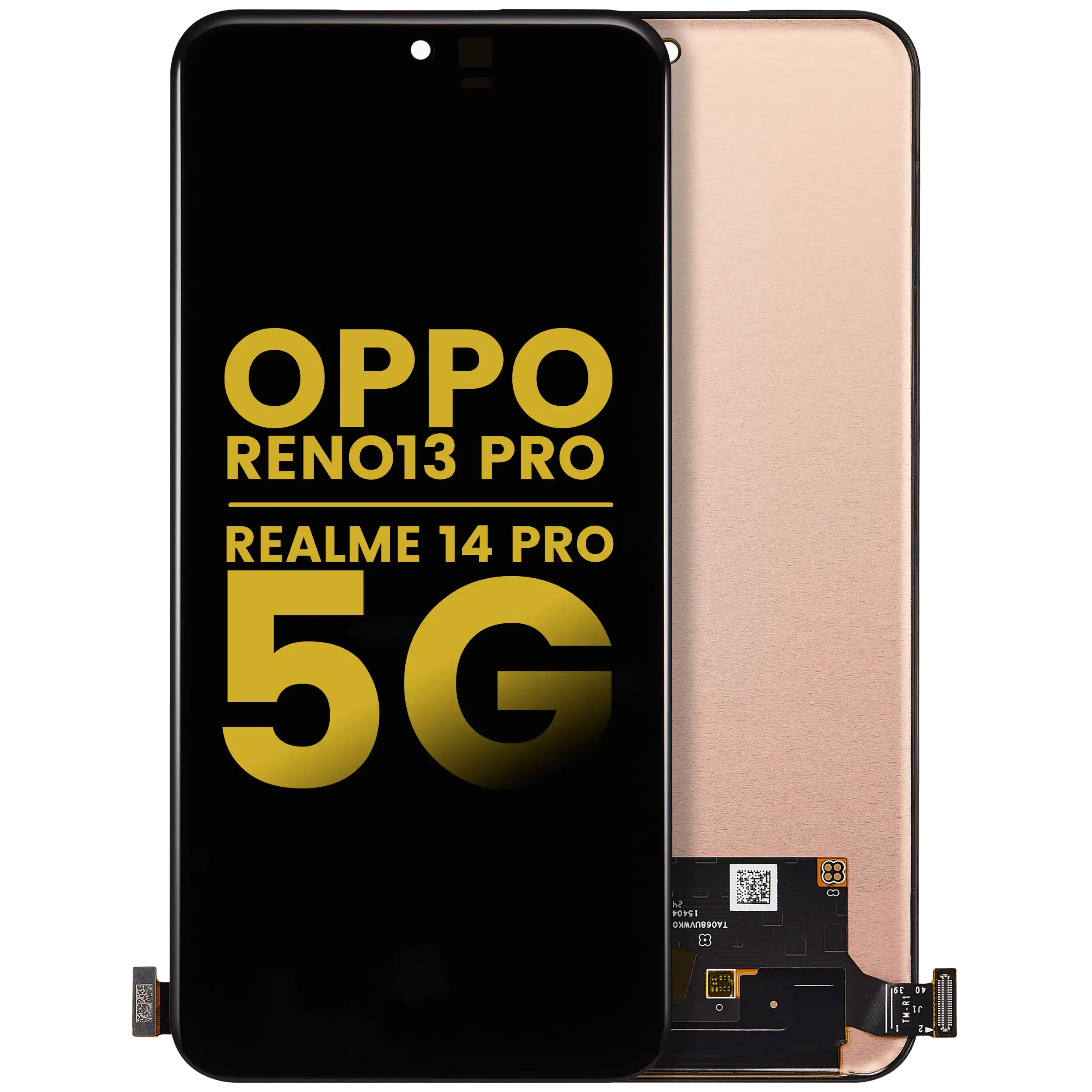 OLED-Display ohne Rahmen für Oppo Reno13 Pro / Realme 14 Pro+ (Refurbished) (Alle Farben)