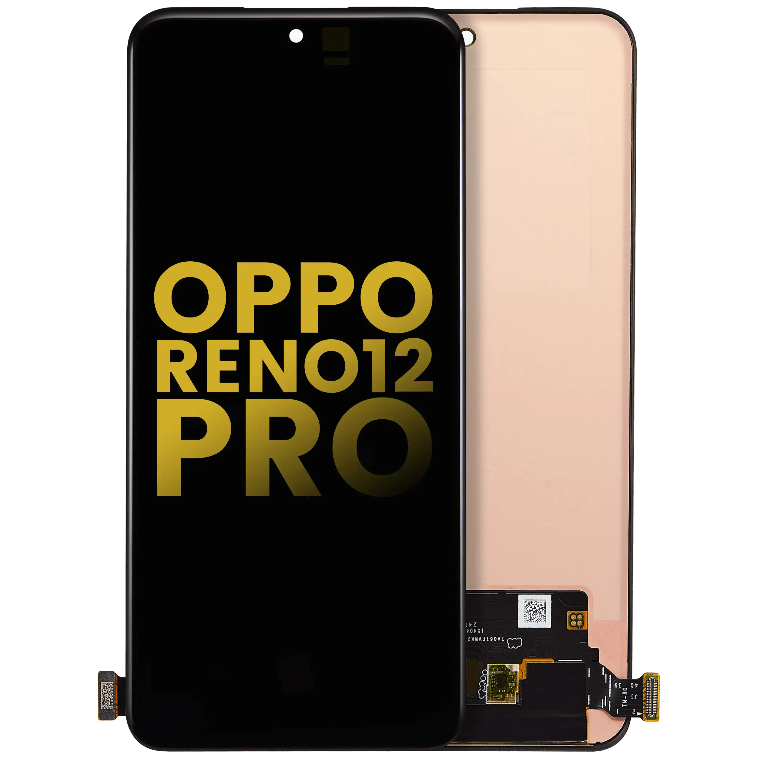 OLED-Display ohne Rahmen für Oppo Reno12 Pro (Refurbished) (Alle Farben)