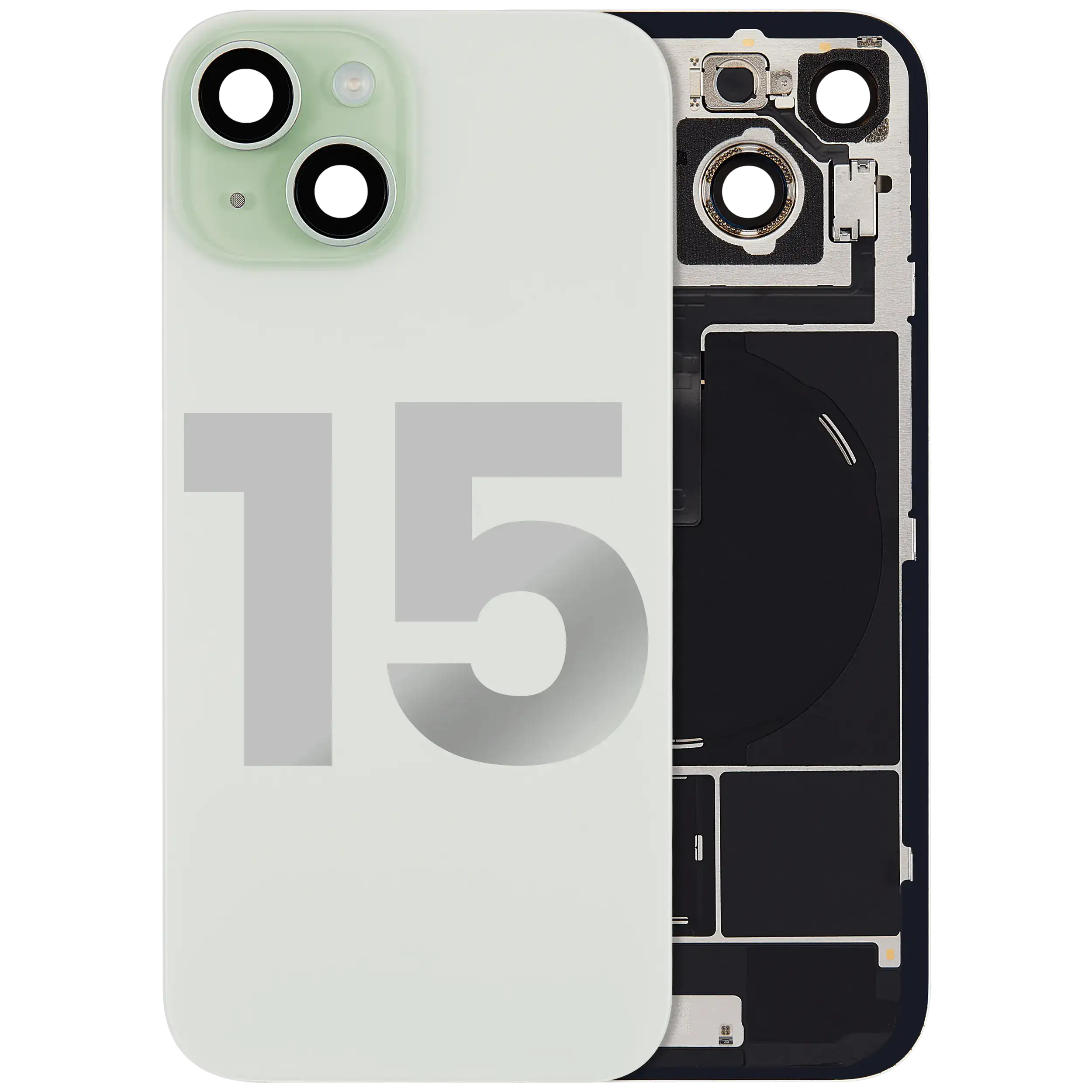 Original Apple-Ausbau C gebraucht – iPhone 15 Backcover Grün