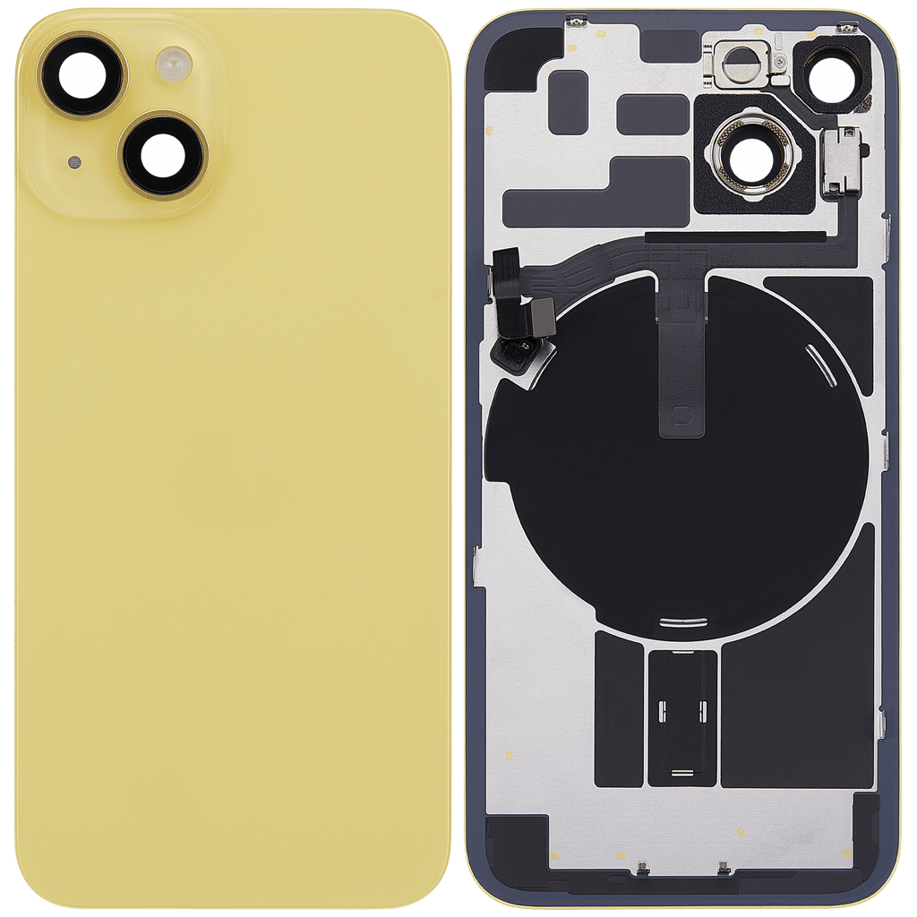 Original Apple-Ausbau C gebraucht – iPhone 14 Backcover Gelb