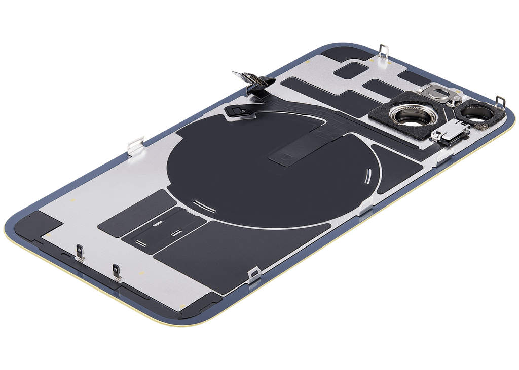 Original Apple-Ausbau C gebraucht – iPhone 14 Backcover Gelb