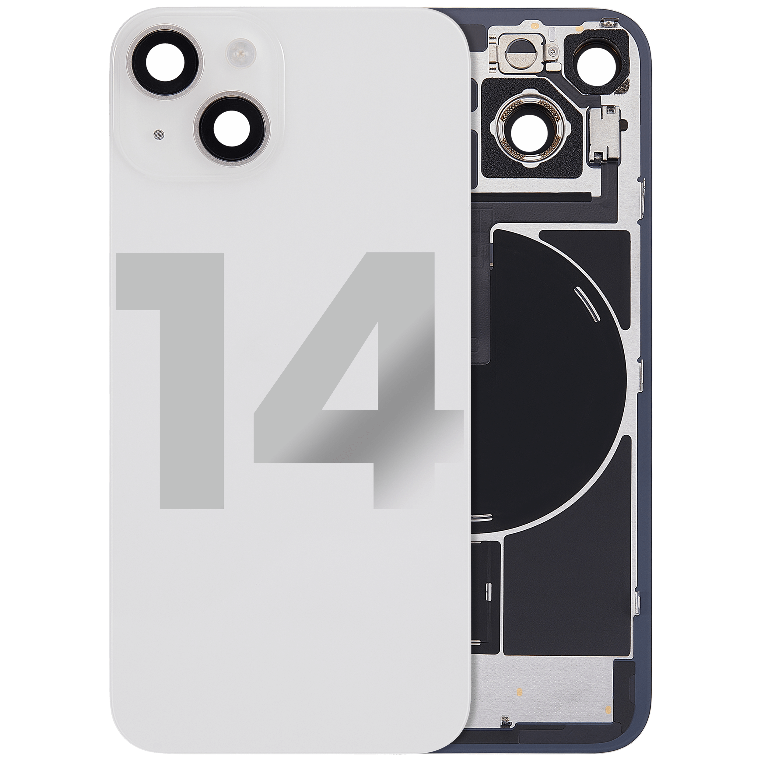 Original Apple-Ausbau C gebraucht – iPhone 14 Backcover Polarstern