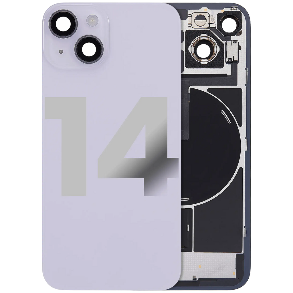 Original Apple-Ausbau C gebraucht – iPhone 14 Backcover Violett