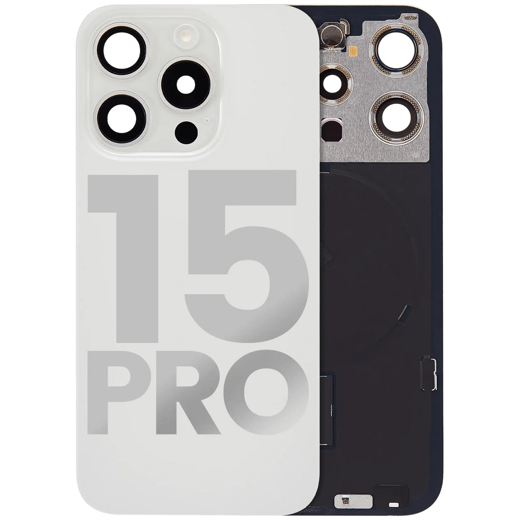 Gebrauchter Ausbau/Pull Qualität B – iPhone 15 Pro Backcover Weiß