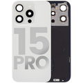Backcover m. MagSafe/NFC/Blitz für iPhone 15 Pro (OEM gebr. Qualität B) Weiß