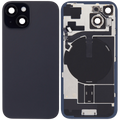 Back cover with MagSafe magnet & NFC & flash flex cable for iPhone 15 (used OEM removal, B quality black)