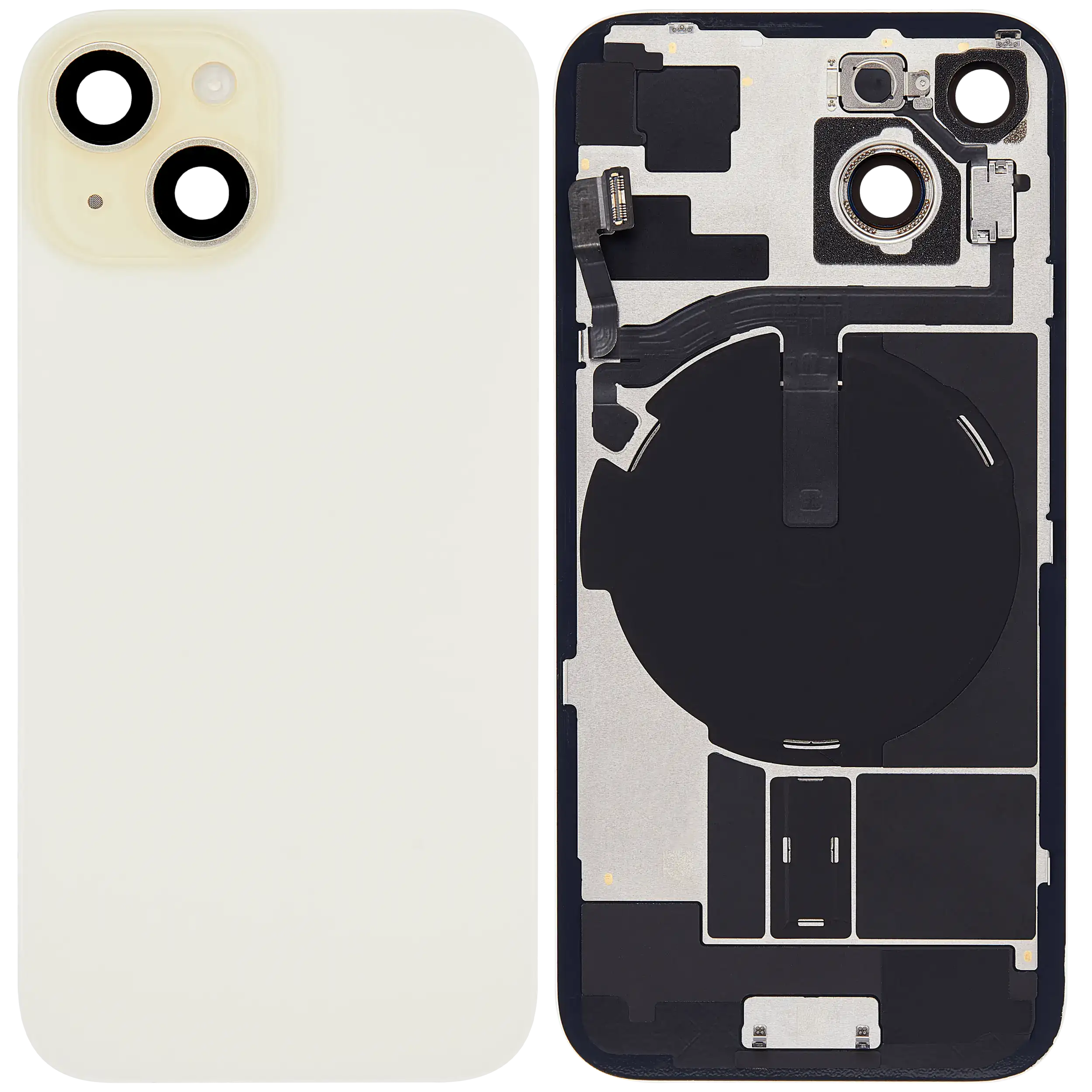 Original Apple-Ausbau B gebraucht – iPhone 15 Backcover Gelb