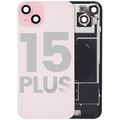 Back Cover with MagSafe Magnet, NFC & Flash Flex Cable for iPhone 15 Plus (Used OEM Disassembly, Quality B) (Pink)