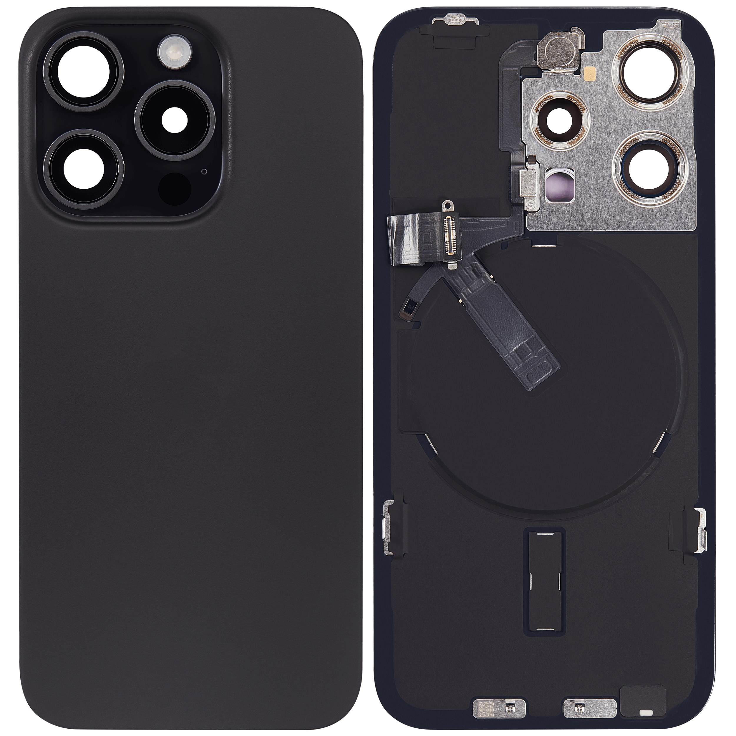 Original Apple-Ausbau B gebraucht – iPhone 15 Pro Backcover Schwarz