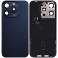 Backcover mit MagSafe, NFC, Blitz für iPhone 15 Pro (OEM B, Blau Titanium)