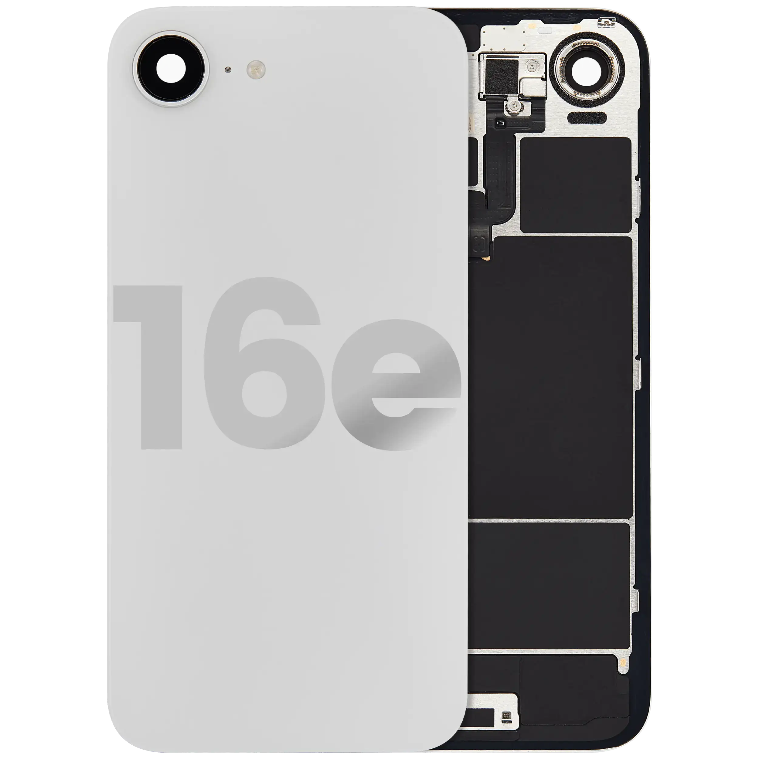 Original Apple-Ausbau C gebraucht – iPhone 16e Backcover Weiß