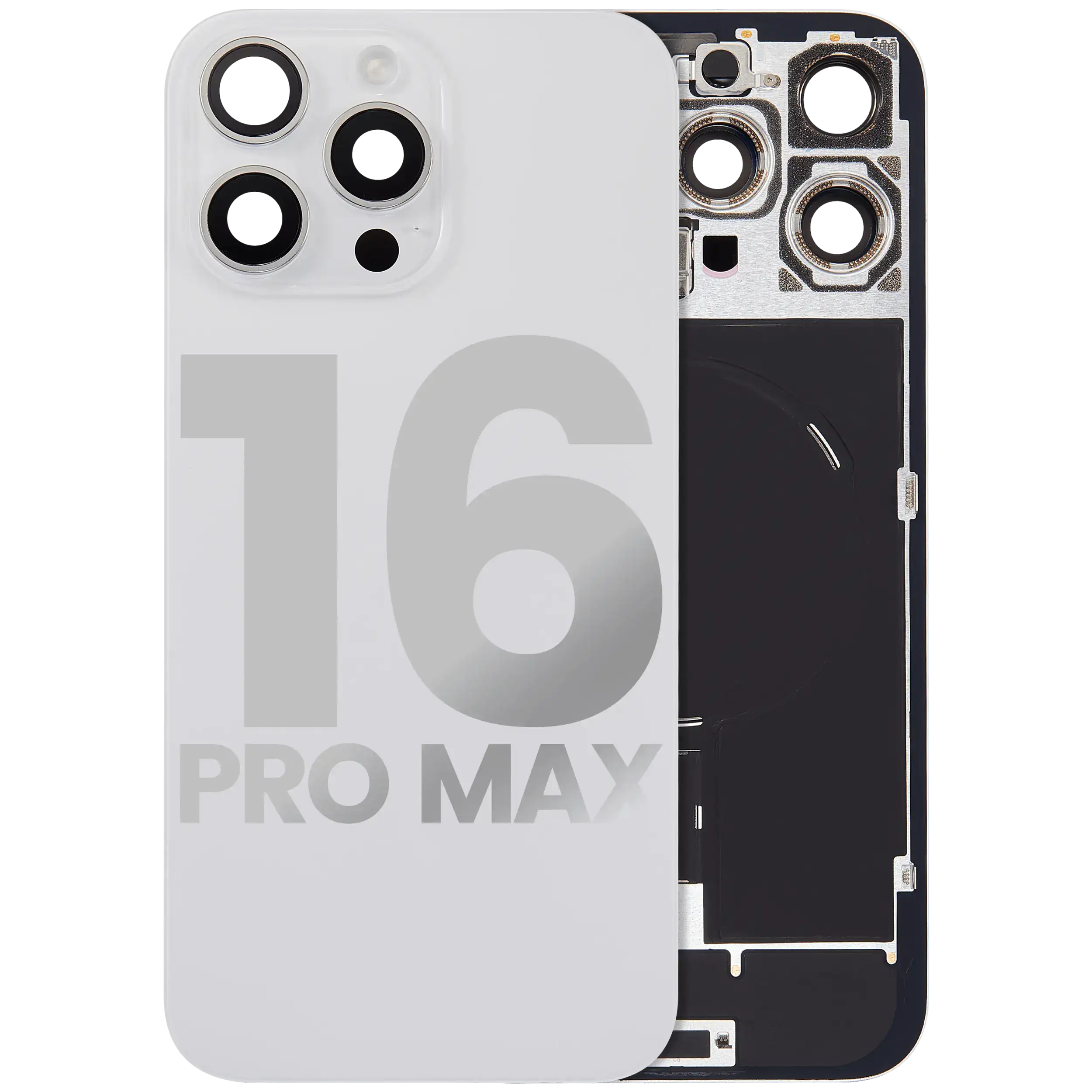 Original Apple-Ausbau C gebraucht – iPhone 16 Pro Max Backcover Weiß