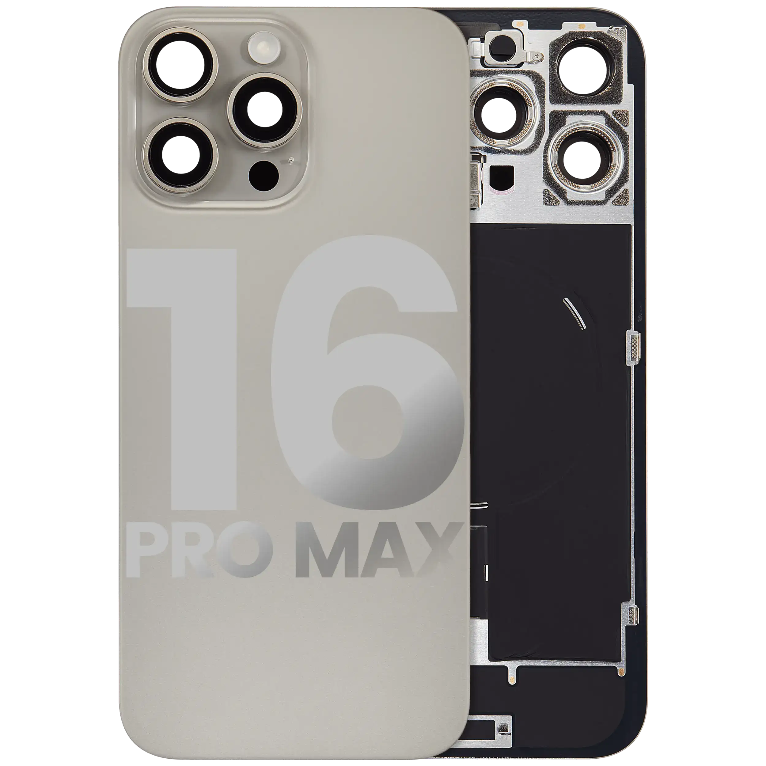 Original Apple-Ausbau C gebraucht – iPhone 16 Pro Max Backcover Natur