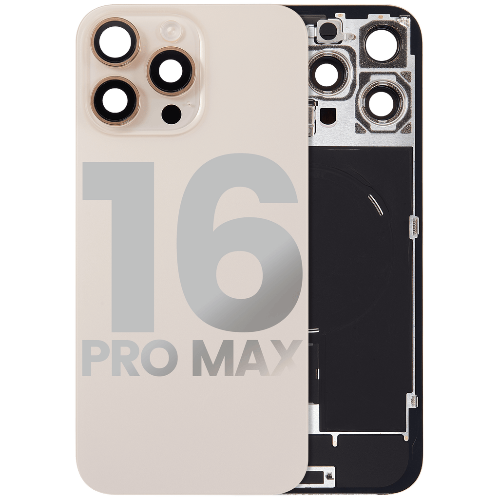 Original Apple-Ausbau C gebraucht – iPhone 16 Pro Max Backcover Wüstensand