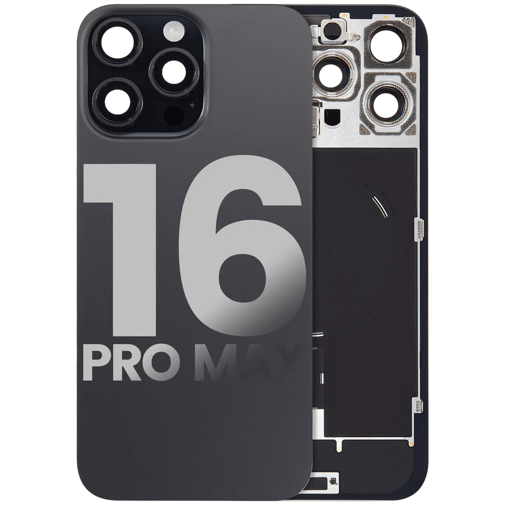 Original Apple-Ausbau C gebraucht – iPhone 16 Pro Max Backcover Schwarz