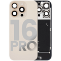 Back Cover with MagSafe Magnet, NFC, and Flash Flex Cable for iPhone 16 Pro (Used OEM Part, Grade C) (Desert Titanium)