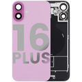 Back cover with MagSafe magnet, NFC, and flash flex cable for iPhone 16 Plus (used OEM part, C-grade quality) (Pink)