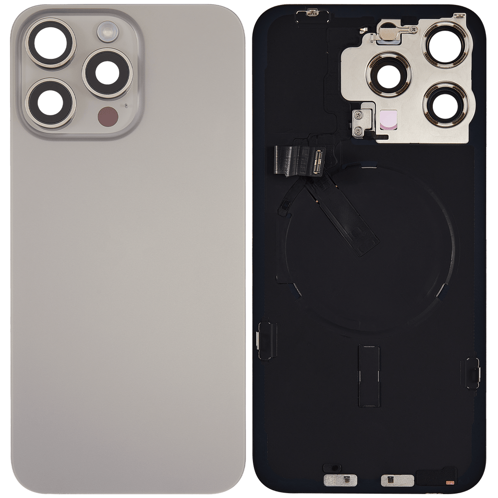 Original Apple-Ausbau C gebraucht – iPhone 15 Pro Max Backcover Natur