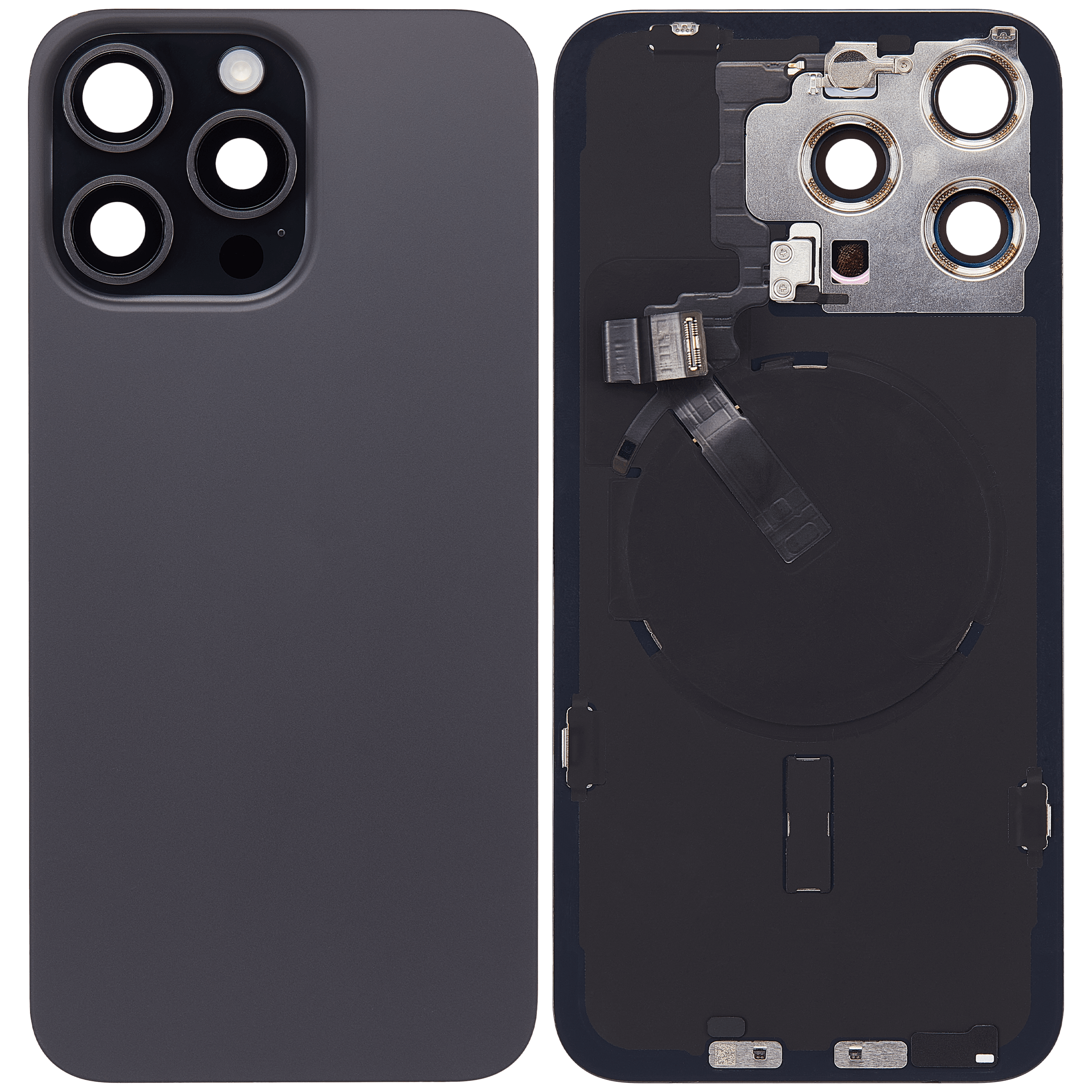 Original Apple-Ausbau C gebraucht – iPhone 15 Pro Max Backcover Schwarz
