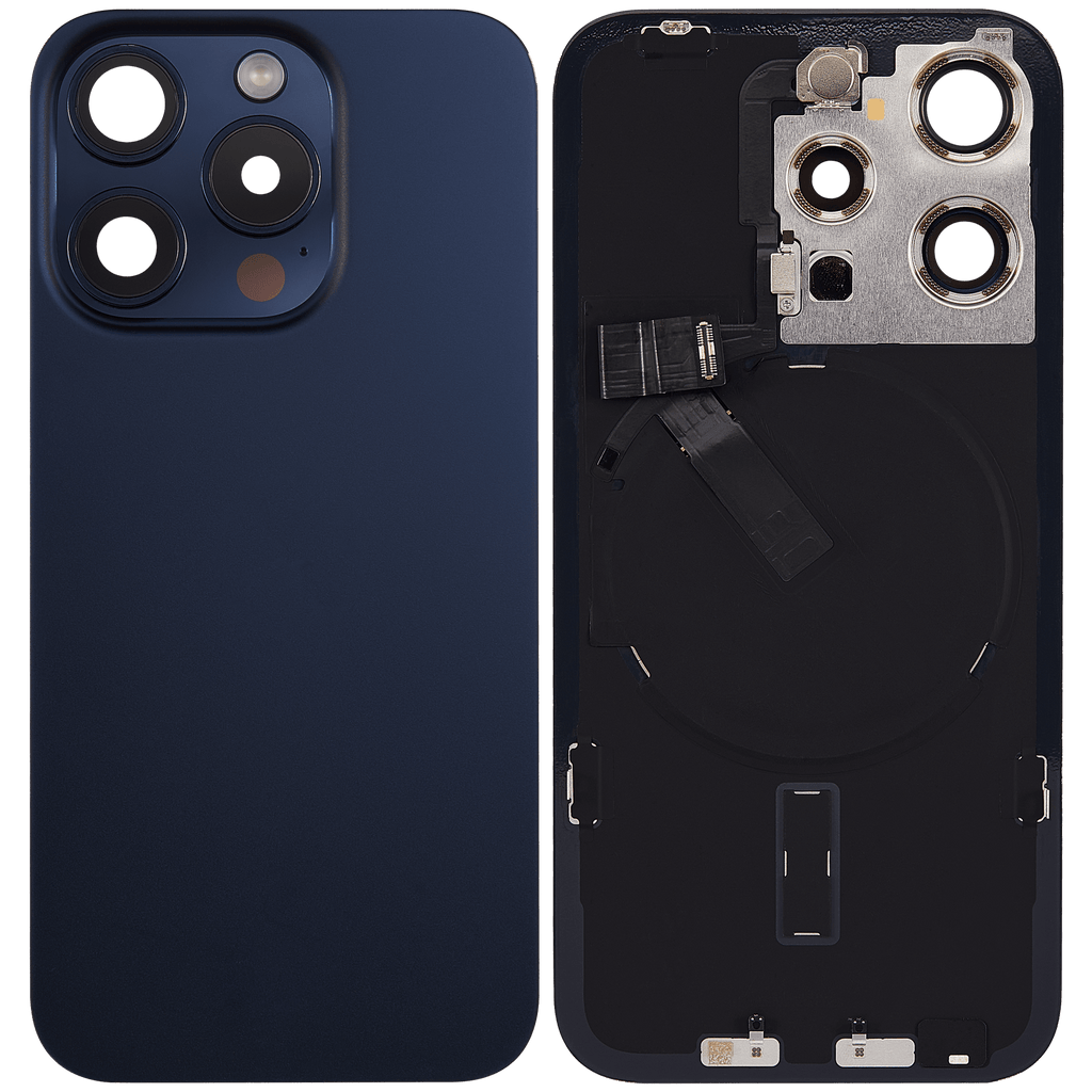 Original Apple-Ausbau C gebraucht – iPhone 15 Pro Backcover Blau