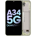 Samsung A34 5G OLED-Display mit Rahmen Service Pack Lime