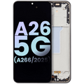 OLED Display with Frame, compatible with Samsung Galaxy A26 5G (A266/2025), Service Pack, Black