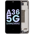 OLED-Display mit Rahmen für Samsung Galaxy A36 5G (Service Pack) (Schwarz)