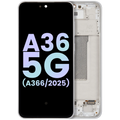 OLED-Display mit Rahmen Samsung Galaxy A36 5G (Service Pack) Weiß