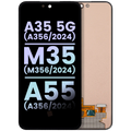 OLED-Display ohne Rahmen Samsung Galaxy A55 5G Service Pack alle Farben