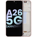OLED-Display m. Rahmen Samsung A26 5G (2025) Service Pack Peach Pink