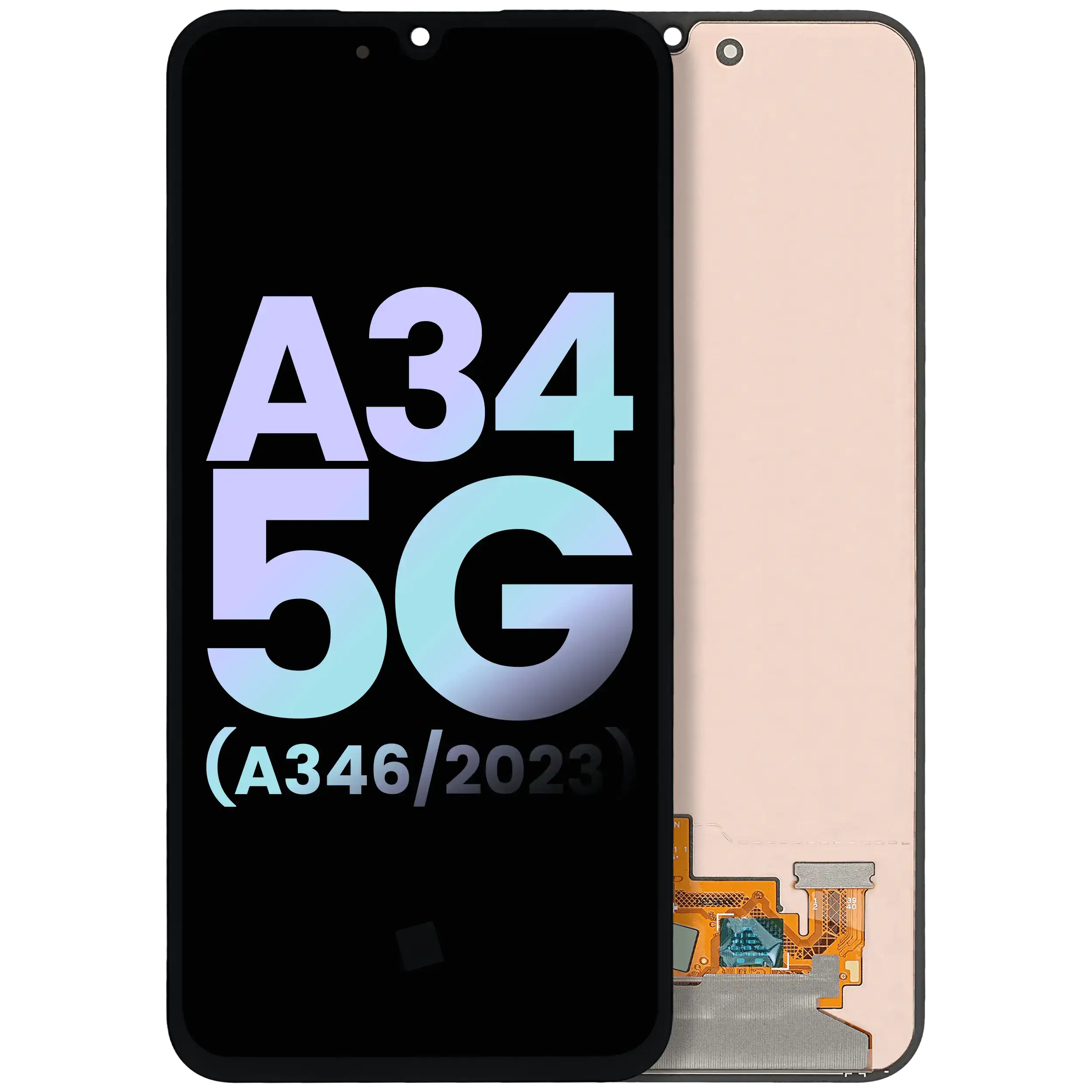 OLED-Display ohne Rahmen für Samsung Galaxy A34 5G (Service Pack) alle Farben