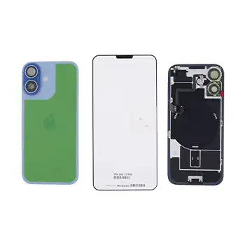 Original Backcover mit MagSafe, NFC & Blitz-Flexkabel für iPhone 17 (Mist Blue)