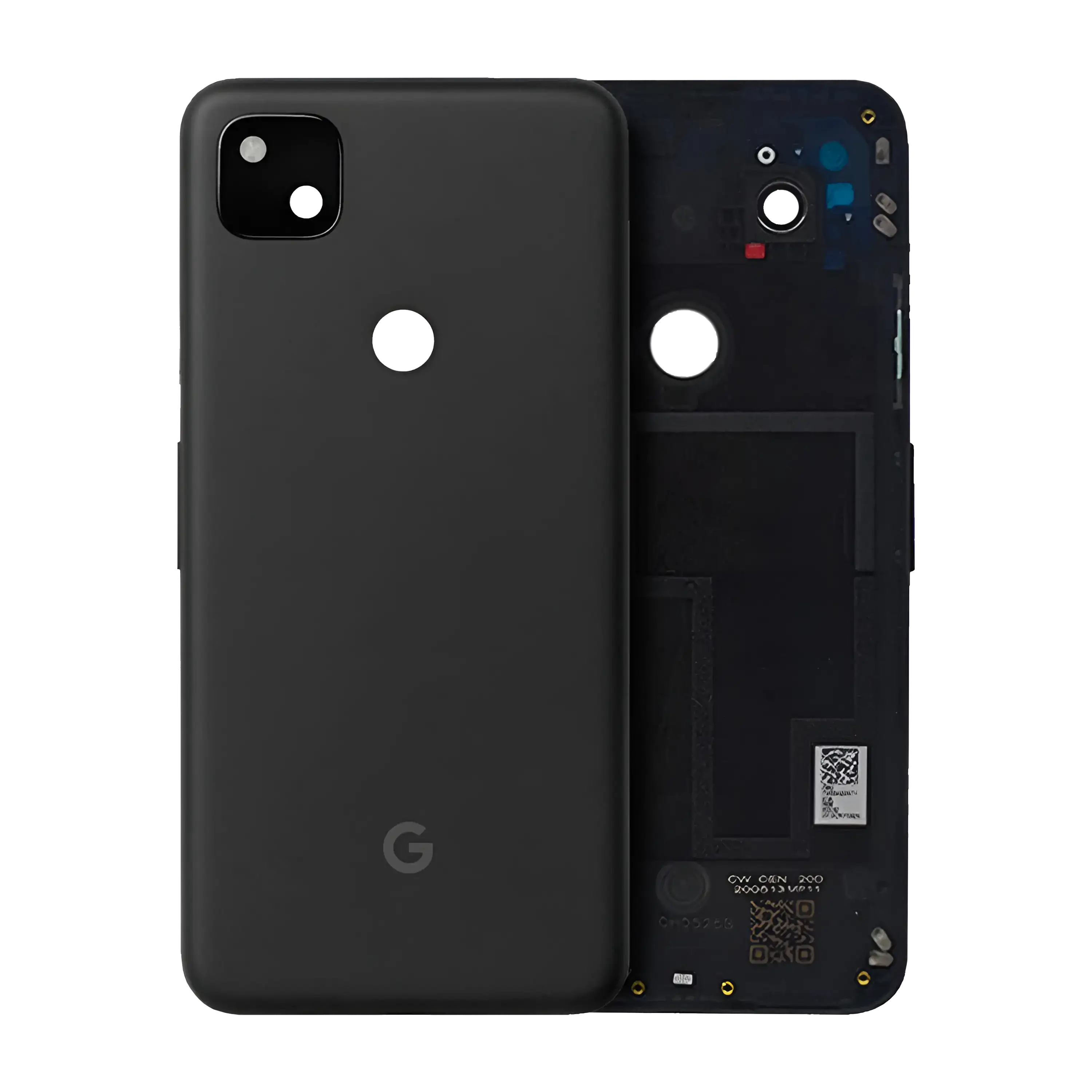 Backcover-Glas für Google Pixel 4a 5G (Original OEM) (Just Black)
