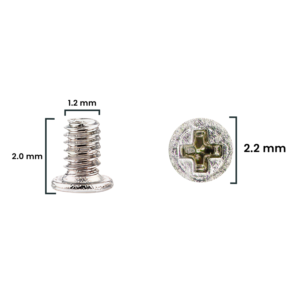 Kreuzschlitz Schraubenset M1.2/2.0/2.2D für iPhone 6S - 200 Stk (Service Pack)