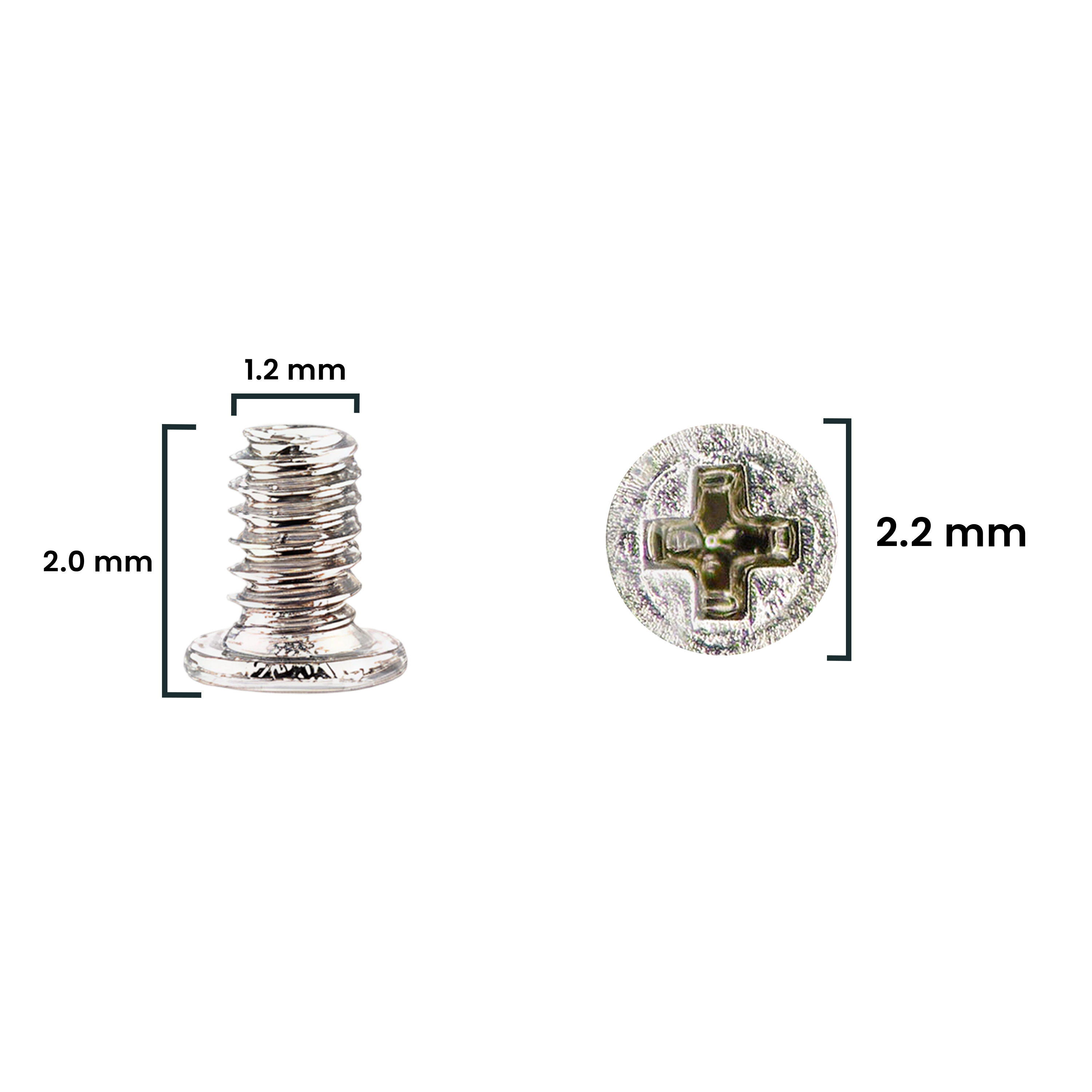Kreuzschlitz Schraubenset M1.2/2.0/2.2D für iPhone 6S - 200 Stk (Service Pack)