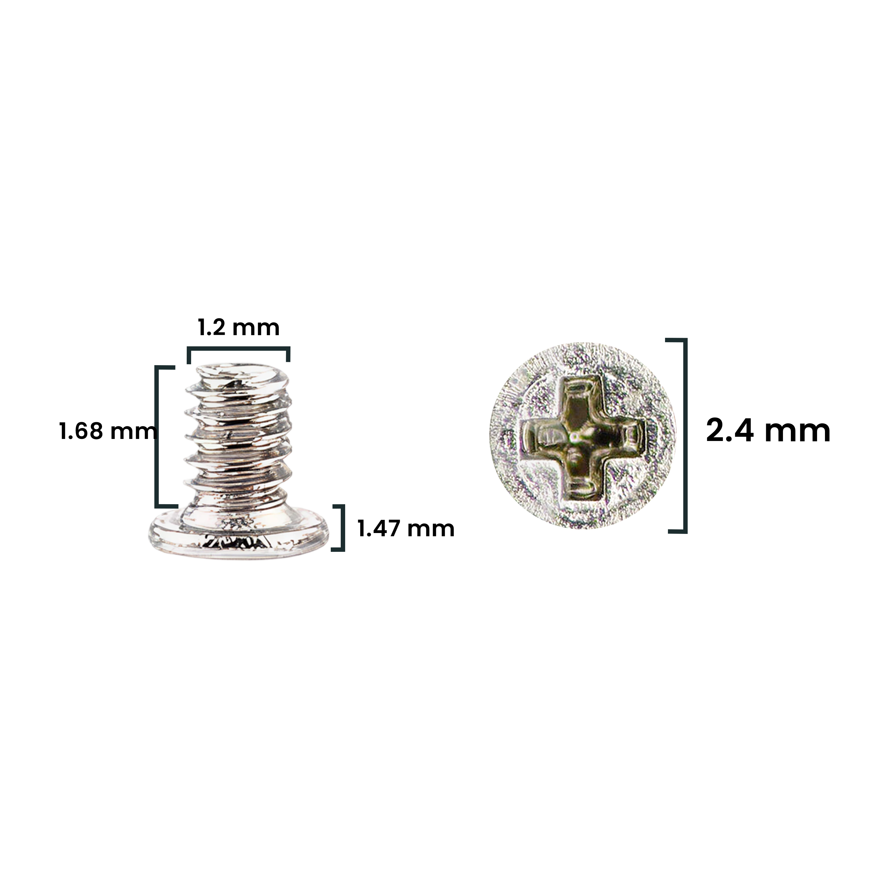 Superscrew Set (M1.2 x 1.68L x 2.4D x 1.47T) for iPhone 12 Mini (30 pieces) (Service Pack)