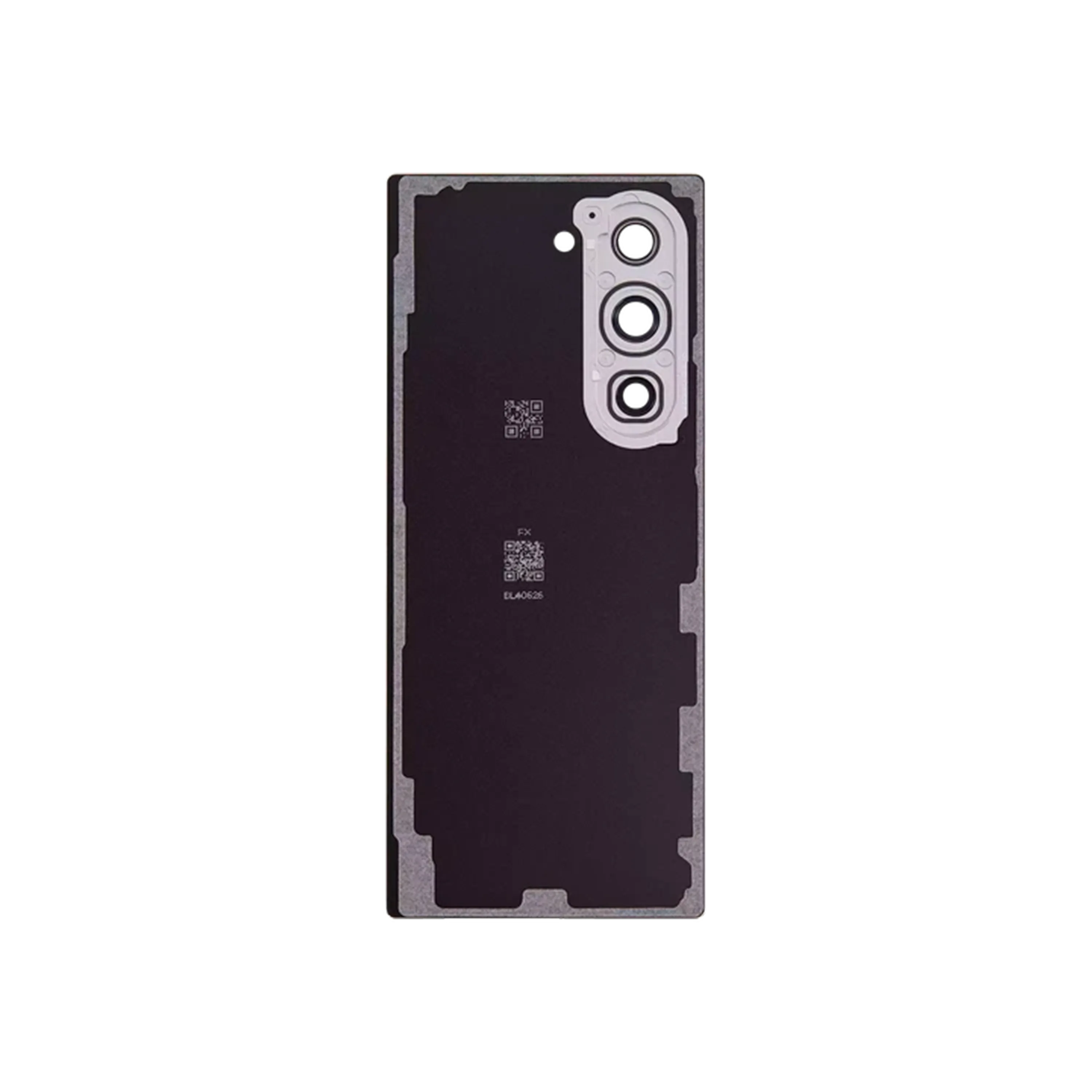 Backcover Glass mit Camera Lens für Samsung Galaxy Z Fold 6 5G (Service Pack) (Silver Shadow)
