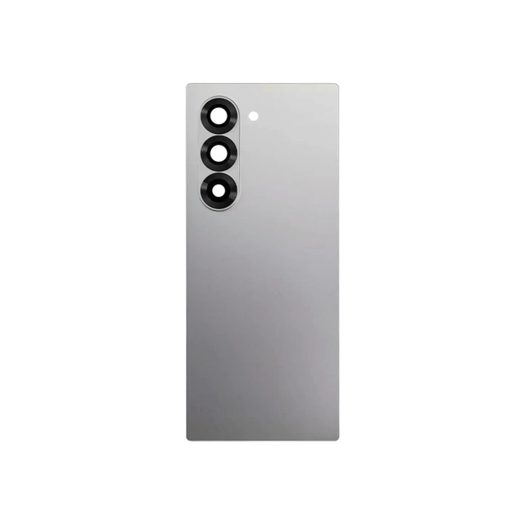 Backcover Glass mit Camera Lens für Samsung Galaxy Z Fold 6 5G (Service Pack) (Silver Shadow)