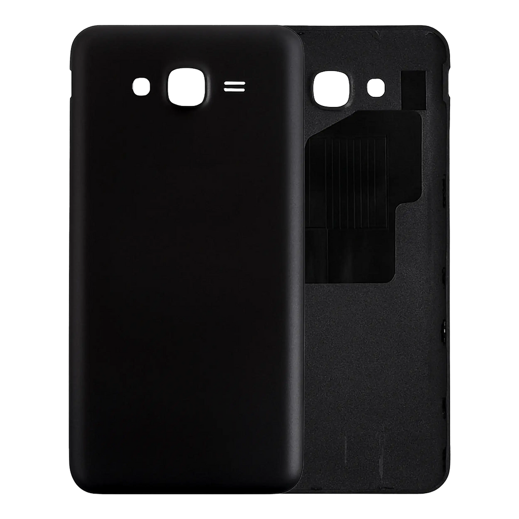 Backcover-Glas für Samsung Galaxy J7 (J727 / 2017) (Service Pack) (Schwarz)