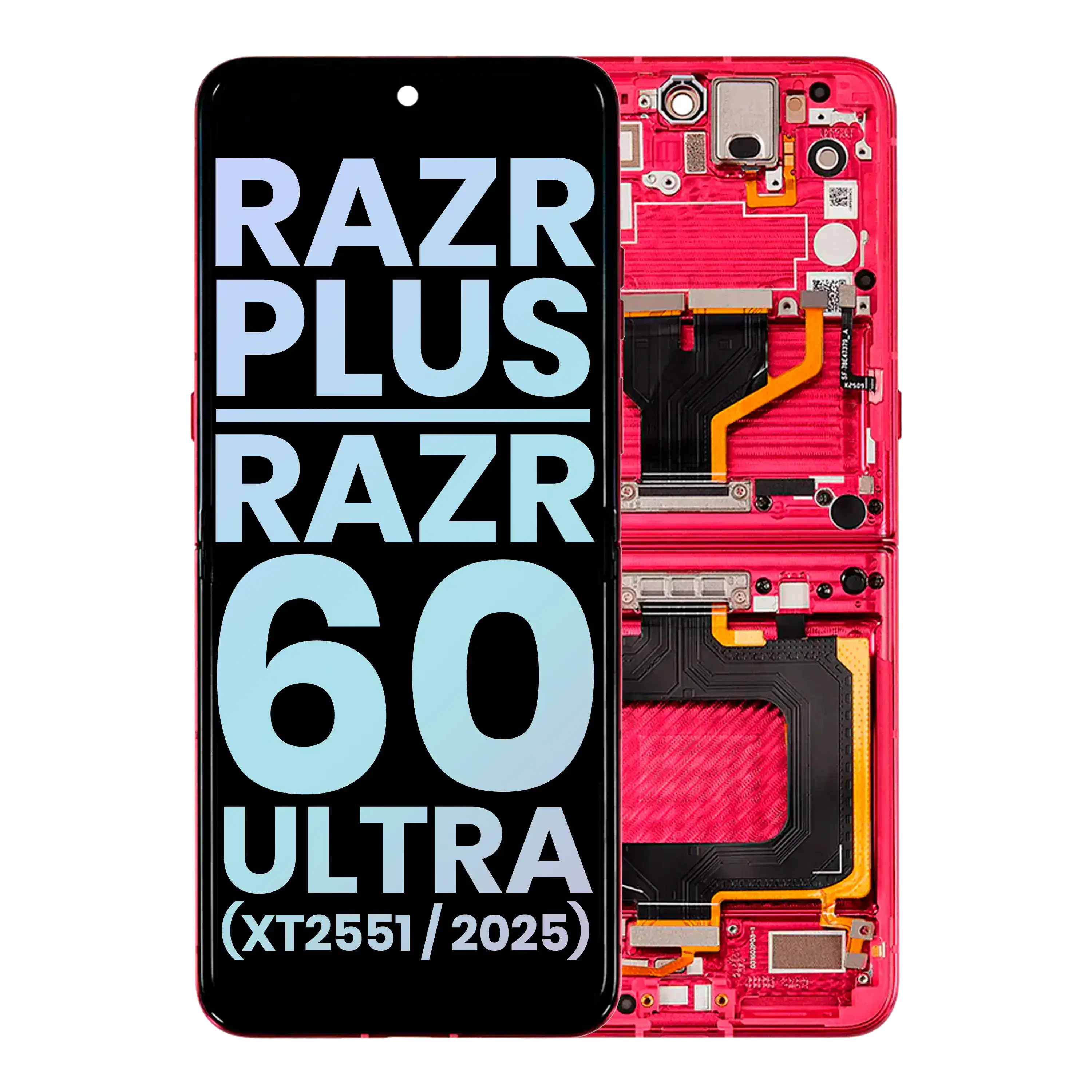 Main OLED Display for Motorola Razr Plus / Razr 60 Ultra (XT2551 / 2025) – Original OEM (Cabaret)