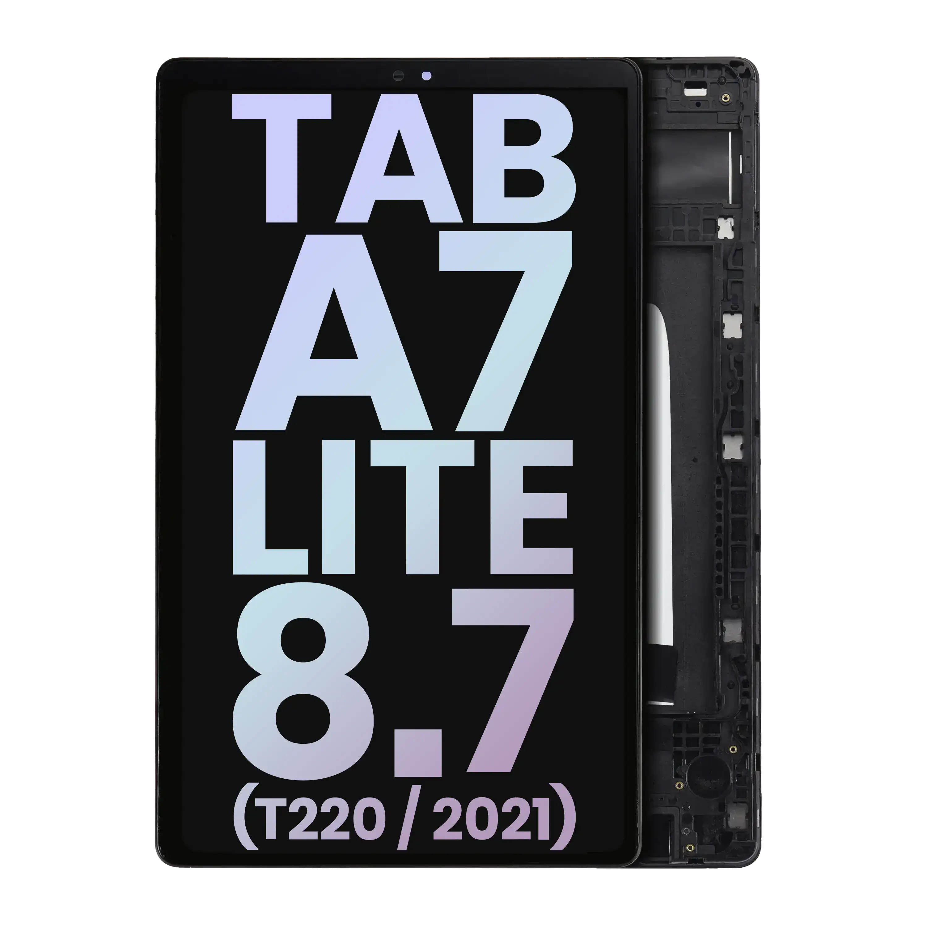 LCD Display with Frame for Samsung Galaxy Tab A7 Lite 8.7" (2021) (T220) (WiFi Version) (Service Pack) (Black)