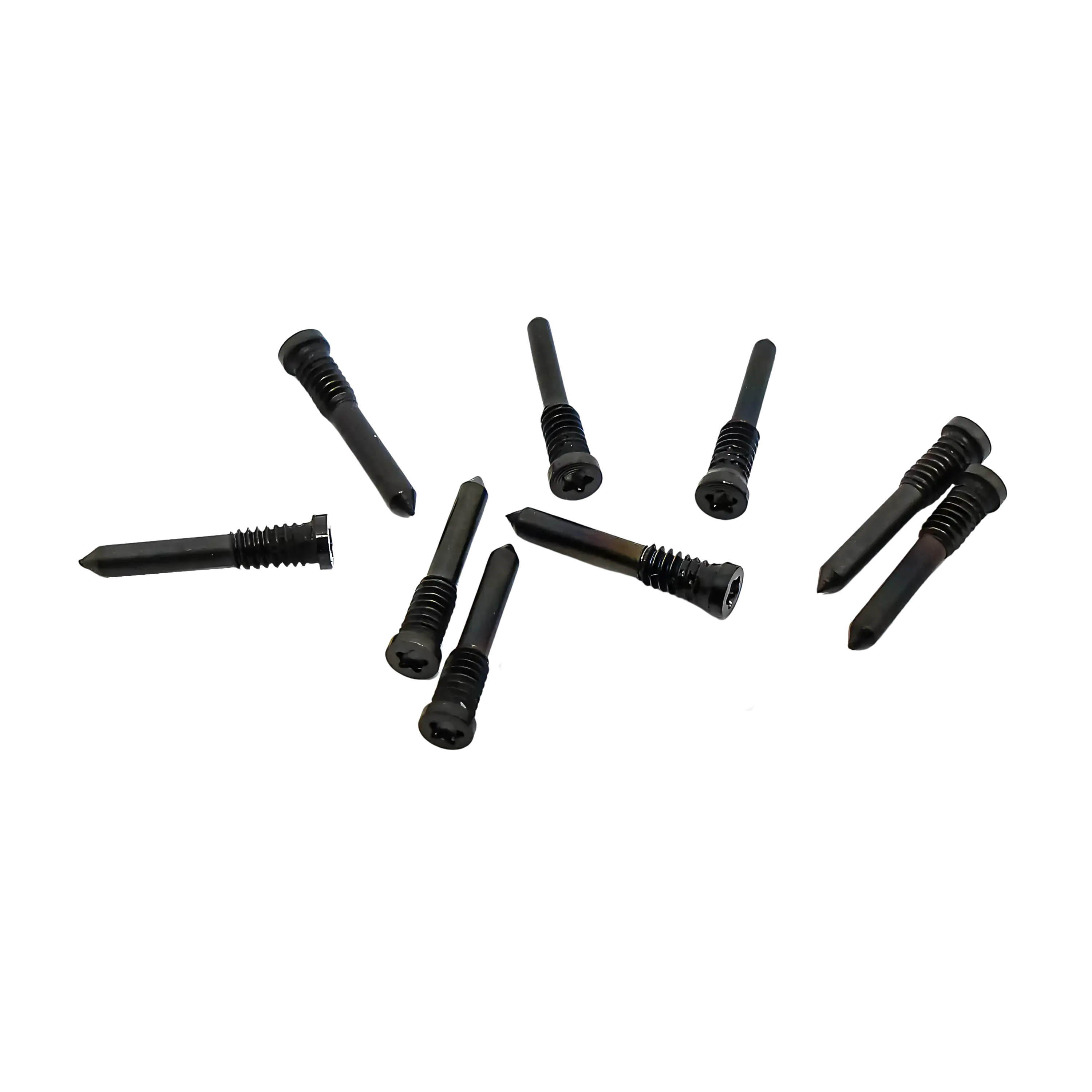 Security Screws for iPhone 12 Pro / 12 Pro Max, 100-pack, Black, Service Pack