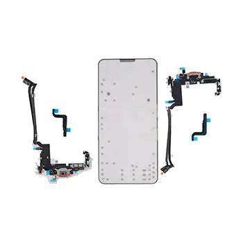 USB-C Charging Port Flex Cable (pSIM) for iPhone 17 Pro Max (Original OEM, UK/EU Version, Cosmic Orange)