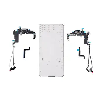 USB-C Ladebuchse Flexkabel (pSIM) für iPhone 17 Pro Max OEM Tiefblau