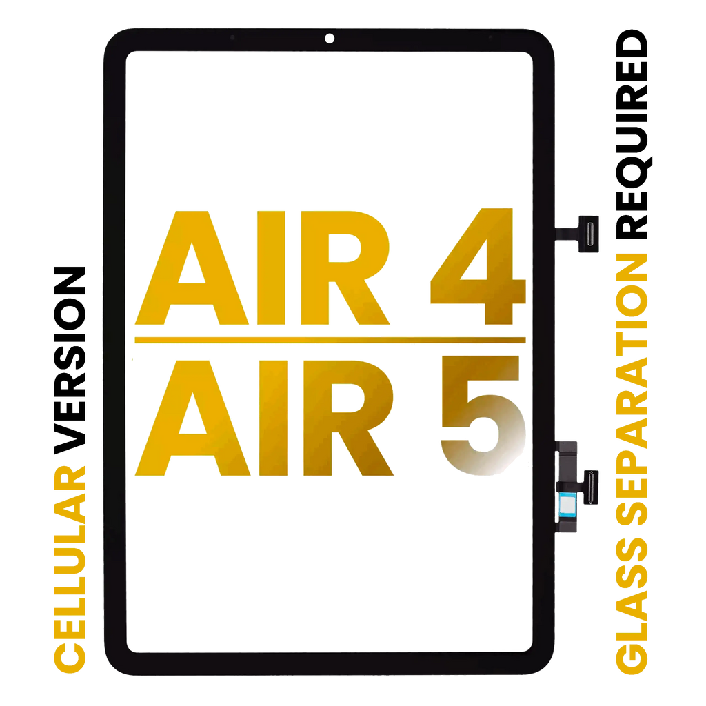 Digitizer für iPad Air 4/5 Premium Glastrennung nötig Alle Farben Cellular