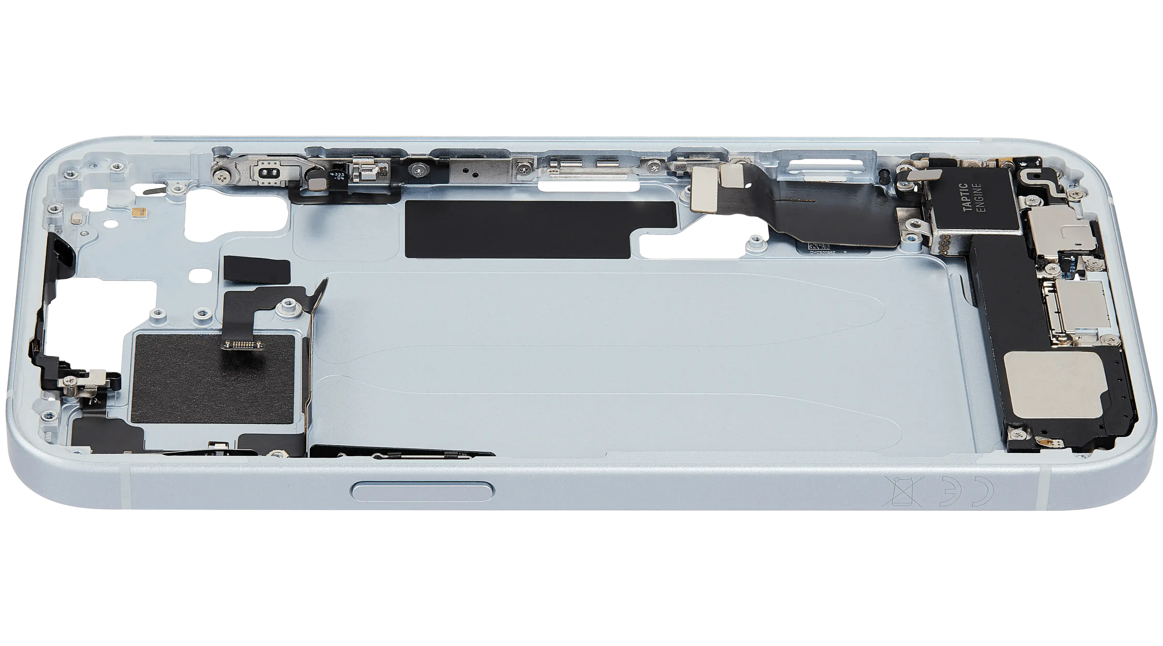 Original Apple-Ausbau B gebraucht – iPhone 15 EU / Global Version Rahmen Blau