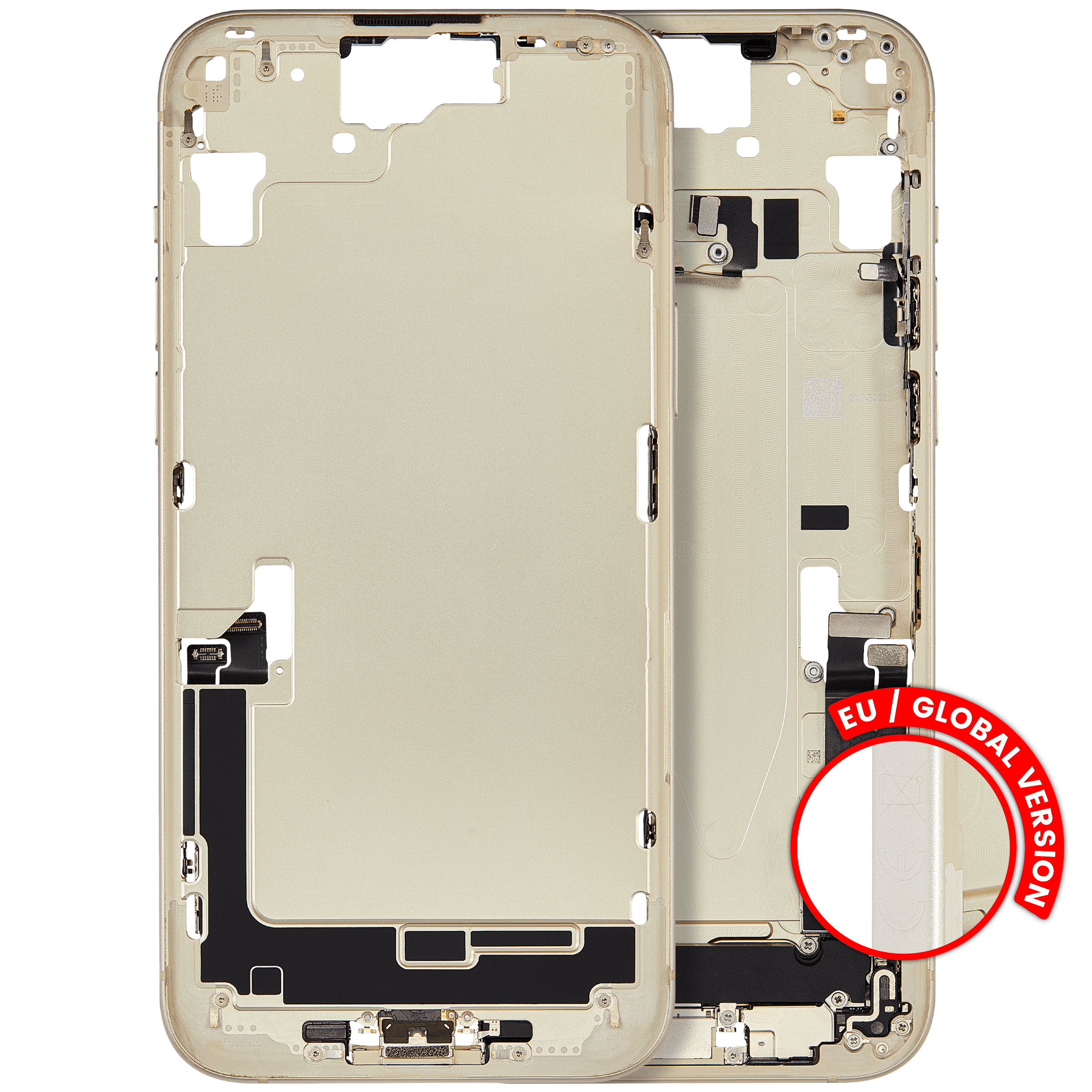 Original Apple-Ausbau C gebraucht – iPhone 15 Plus EU / Rahmen Gelb