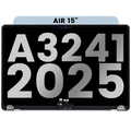 LCD-Display MacBook Air 15 Zoll A3241 gebrauchter OEM-Ausbau, Qualität A Sky Blu