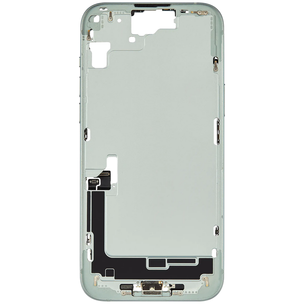 iPhone 15 Plus Midframe/Rahmen Ladebuchse Flex Kleinteile OEM-Ausbau A Grün