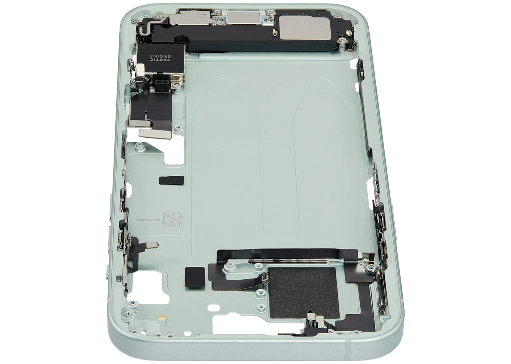 iPhone 15 Plus Midframe/Rahmen Ladebuchse Flex Kleinteile OEM-Ausbau A Grün
